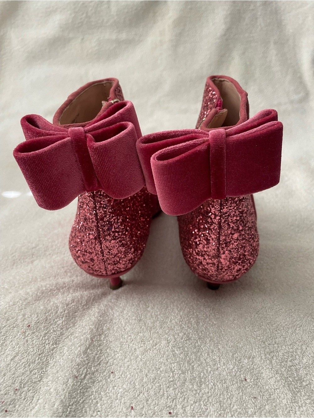 NWOT Kate Spade Glitter Kitten Heel Boot - Picture 4 of 12